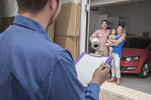 Removal team planning a home move near Barnes residential streets