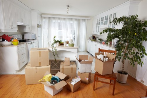 Furniture pick-up service helping remove bulky sofa items in Barnes
