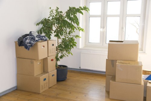 Commercial movers handling office items for Barnes relocation