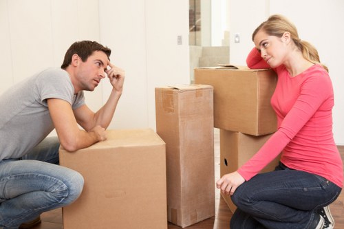 Furniture loading and transport for a Barnes removal job