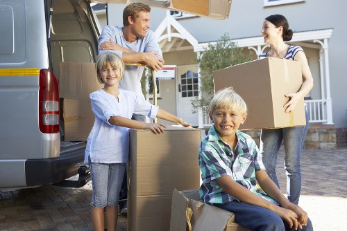 Local movers handling fragile items in Barnes