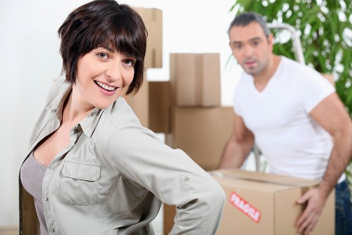 Office move setup and furniture placement for a Barnes business